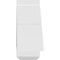 Ekena Millwork Redmond Architectural Grade PVC Gable Bracket, 60"W x 12 1/2"H x 6"D x 6"F, 5/12 Pitch GBP060X13X0606RED00 - alternate 5